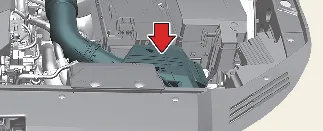 Locating the Kia Carnival engine air cleaner compartment