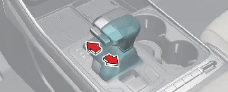 Manual shift gate interface in Kia Carnival