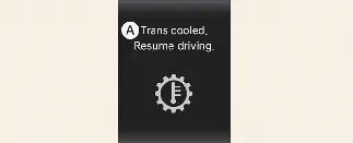 Transmission cooled notification icon for Kia Carnival