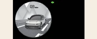 Kia Carnival instrument cluster display: Blind-Spot View Monitor left side
