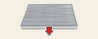 Installing a new rear climate control air filter in the Kia Carnival