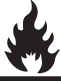 Hazard warning icon for R-1234yf refrigerant