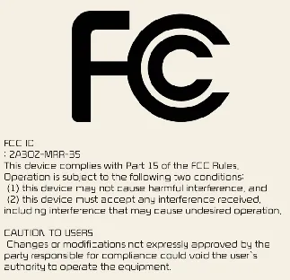 FCC compliance certification label for Kia Carnival front radar system