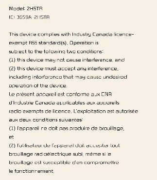 ISED Canada compliance certification for Kia Carnival corner radar sensors