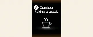 Kia Carnival instrument cluster displaying the Take a Break notification