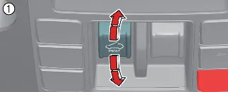 Front sunroof control switch in Kia Carnival