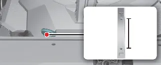 Locating the engine oil dipstick and filler cap on the Kia Carnival engine