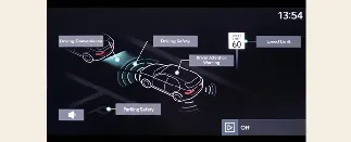 Kia Carnival driver assistance infotainment menu interface