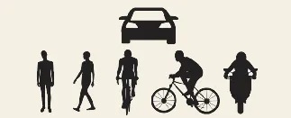 Visualization of detectable objects for the Kia Carnival Forward Collision-Avoidance Assist system