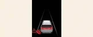 Kia Carnival side-view mirror warning indicator activation