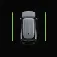 Infotainment visual distance indicator for Kia Carnival side sensors