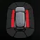 Visual critical proximity indicator (30cm) on Kia Carnival