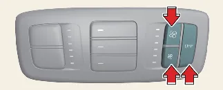 Rear seat fan speed adjustment interface for Kia Carnival