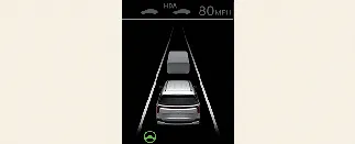 Kia Carnival cluster displaying Highway Driving Assist in standby mode