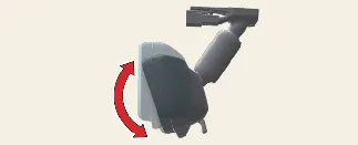 Adjusting vertical position of the Kia Carnival rearview mirror