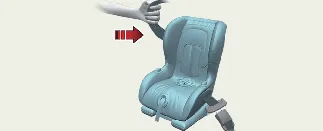 Visual confirmation of seat belt retraction in the Kia Carnival