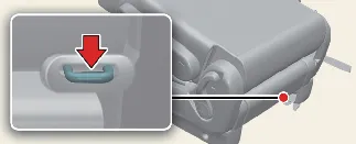 Top tether anchor location for second-row seats in the Kia Carnival