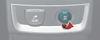 12V power outlet accessibility for 2nd-row passengers in Kia Carnival