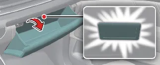 Automatic glove box lamp activation in Kia Carnival