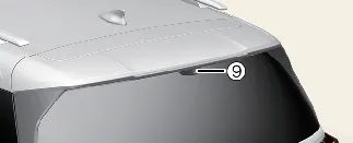 Kia Carnival high-mounted LED stop lamp assembly
