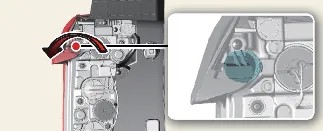 Accessing the Kia Carnival rear side marker bulb