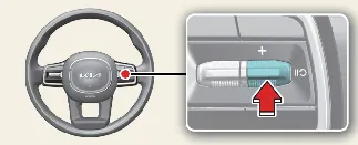 Kia Carnival button for pausing the speed limit assist