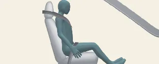 Correct seating position for Kia Carnival passengers