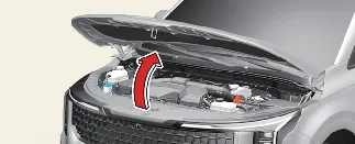 Lifting the Kia Carnival hood safely