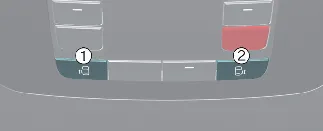 Overhead console buttons for Kia Carnival power sliding doors