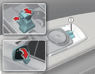 Kia Carnival rearview mirror automatic tilt function indicator