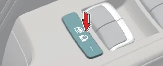 Location of the master power window and sunroof lock button in the Kia Carnival