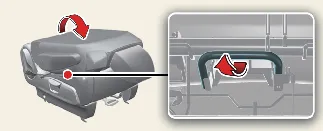 Removal lever operation for the Kia Carnival 2nd row outboard seat