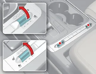 Type A front seat heater control button for Kia Carnival