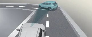 Kia Carnival sensor reaction to vehicles in adjacent lanes