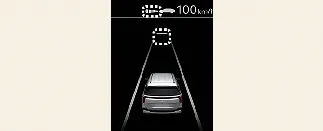 Kia Carnival instrument cluster showing white distance level indicator for Driving Style mode