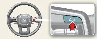 Kia Carnival instrument cluster showing the Driving Assist activation process