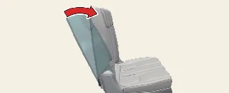 Seatback adjustment reference for rotary storage access
