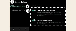 Kia Carnival Surround View Monitor camera configuration screen
