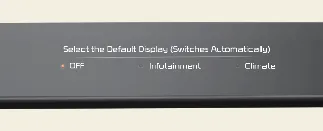 Configuration menu for default controller mode in Kia Carnival