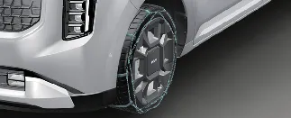 Wire-type tire chains suitable for Kia Carnival 17-inch wheels
